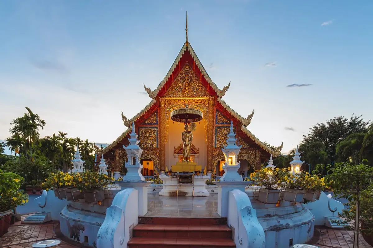 วัดพระสิงห์ เชียงใหม่ ยามโพล้เพล้